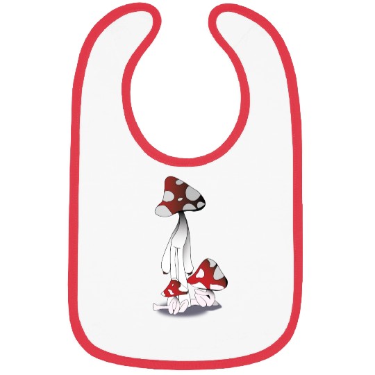 The Happiest Mushroom Bibs