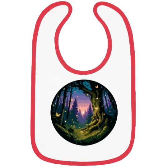 Enchanted Forest: Mystical Twilight Bibs