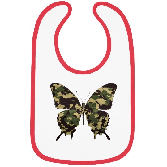 Natural Camouflage Butterfly Bibs