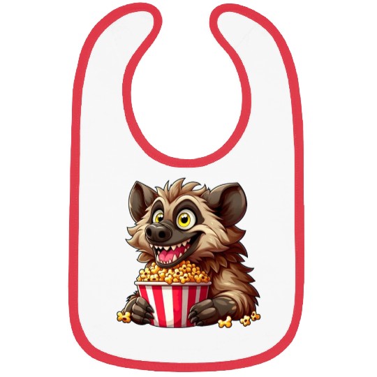 Hyena Predator Popcorn Cinema Night Bibs