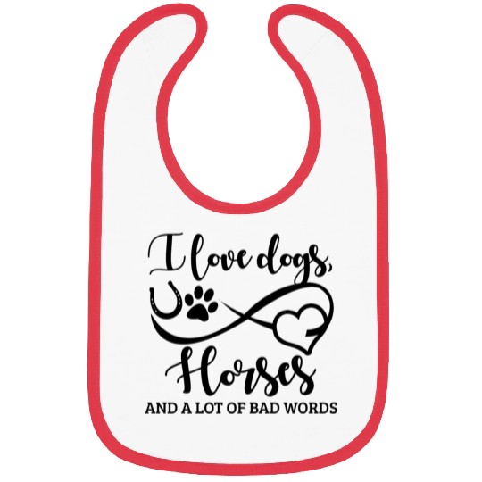 Gallop Horses Racing Riding Sayings Farm Barn Bibs
