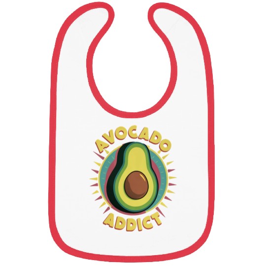 Avocado Addict Bibs
