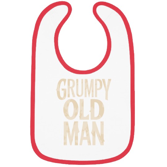 Grumpy Old Man Unique Statement Bibs