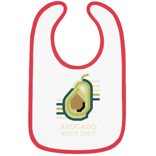 Avocado Vibes Only Bibs