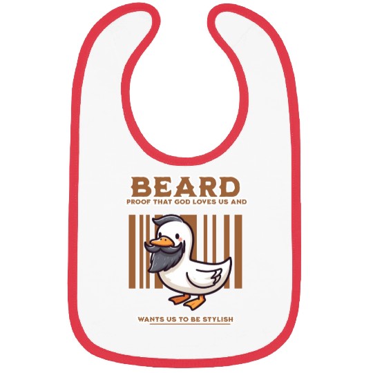 Beautiful Beard Duck Bibs