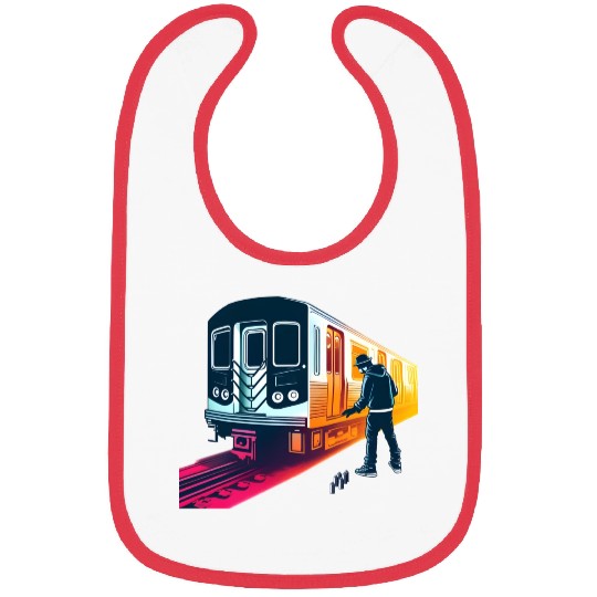 AI Teen at Subway Layup Masked Bibs