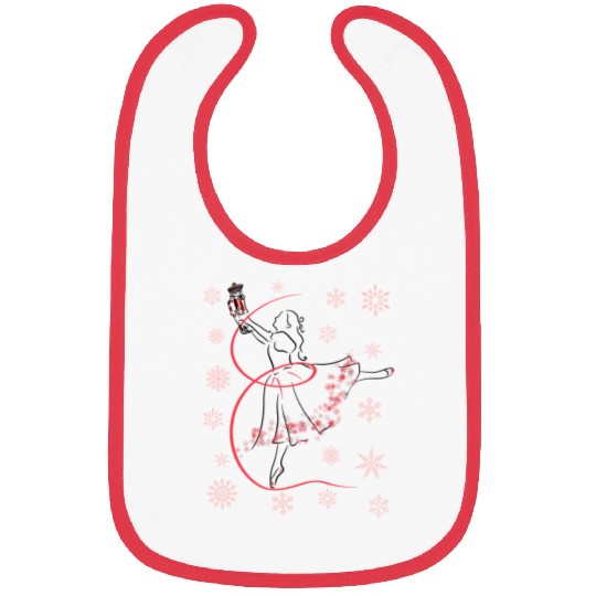 The Nutcracker Ballet and Clara Christmas Holiday Bibs