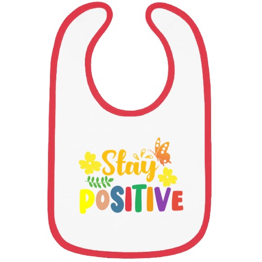 Stay Positive with Sunshine and Butterflies Bibs