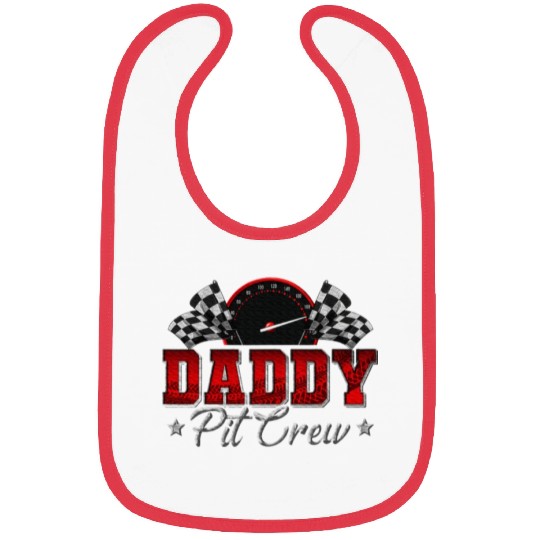Pit Crew Race Car Racing Daddy Family Birthday Bibs