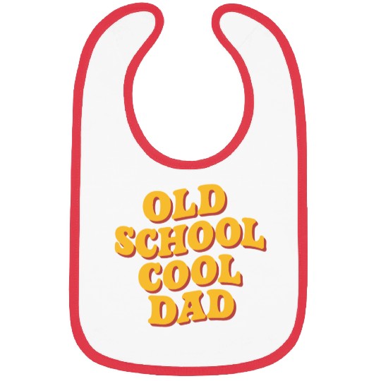 Old School Cool Dad Retro Vibe Bibs