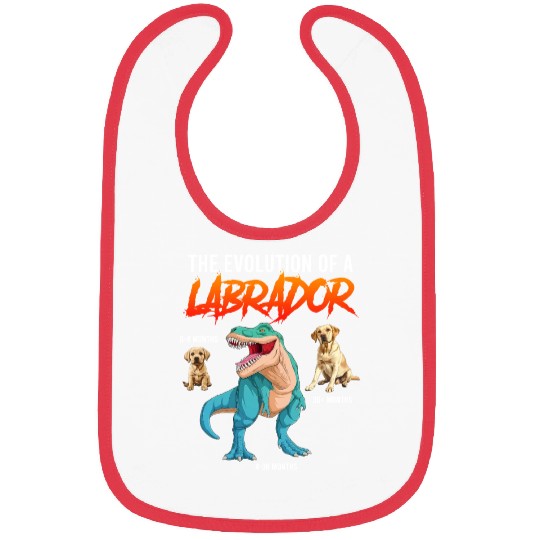 Labrador Lover THE EVOLUTION OF A LABRADOR Dino Bibs
