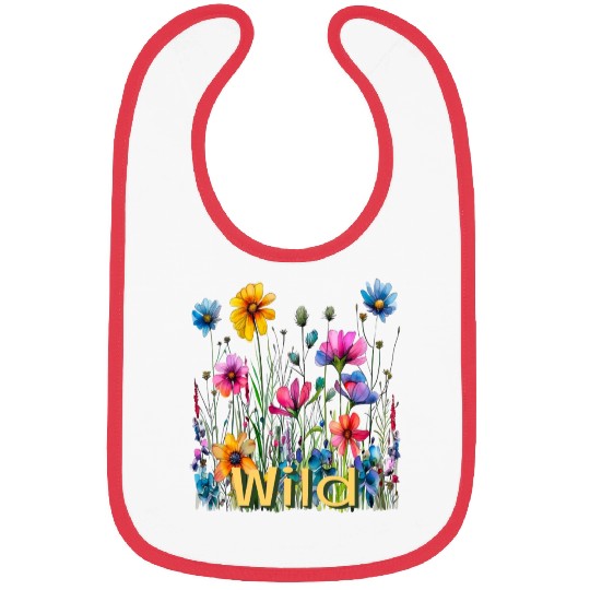 Wild Flowers Bibs