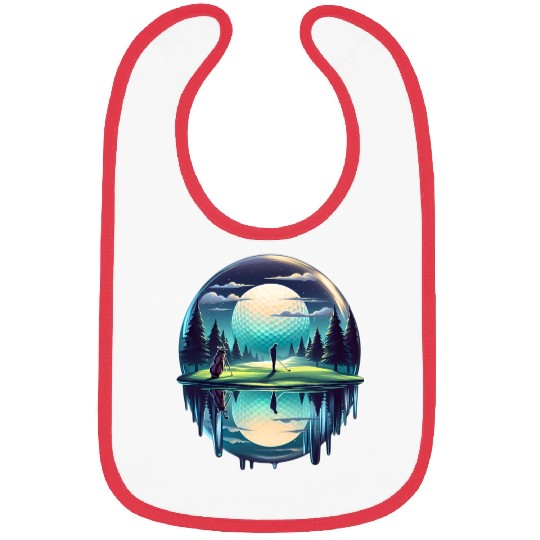 Night Golfer Escape Golfing Twilight Fairway Bibs