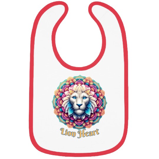 Lion Mandala Bibs