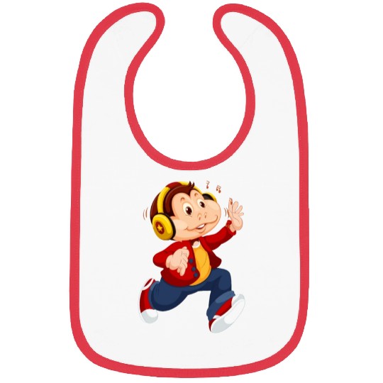 dancing monkey Bibs