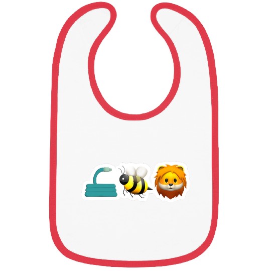 Funny Meme Hose Bee Lion Bibs