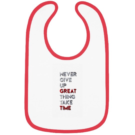 Never Give Up Bibs