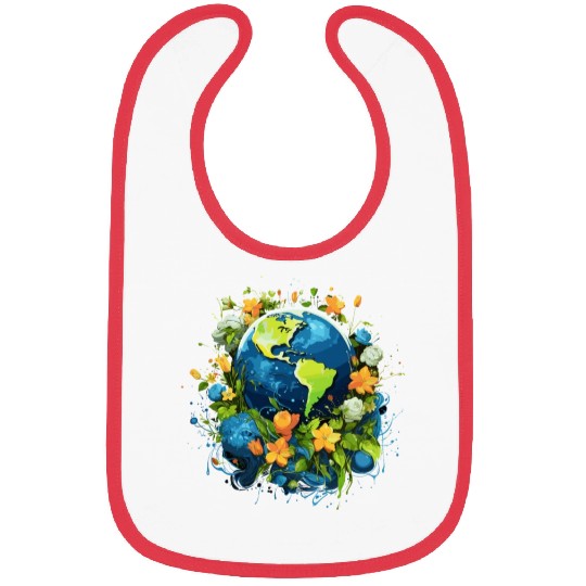 Respect Your Mother Earth Day Save Our Planet Bibs