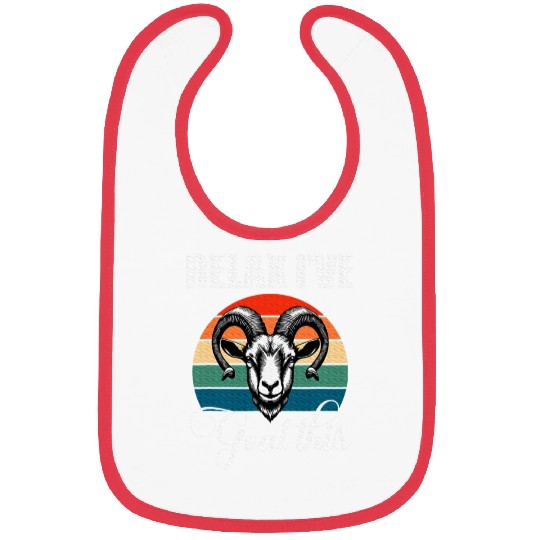 Relax I've Goat This Goat Lover Retro Bibs