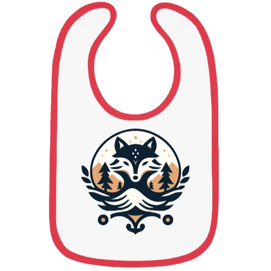 the beautiful forest fox Bibs