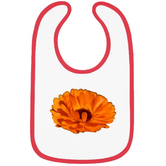 orange flower marigold Bibs