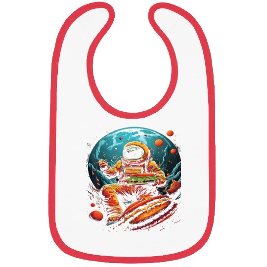 Astronaut Outer Space Spaceman Spaceship Bibs
