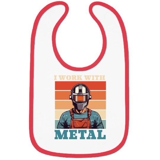 Western Welder Retro Themed Gift Bibs