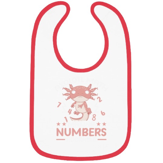 Axolotl Math Teacher Mexican Salamander Amphibian Bibs