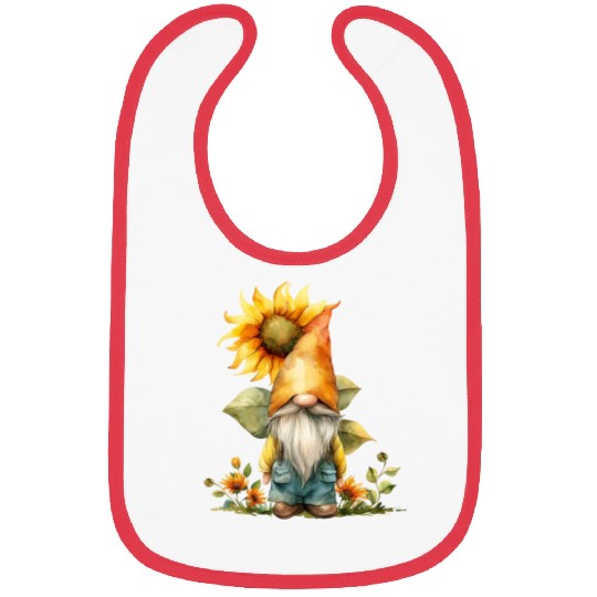 Sunflower Gnome Clipart Images, Garden clipart, Bibs