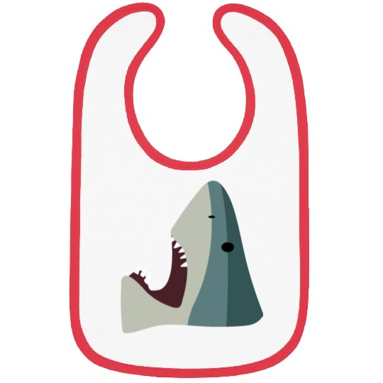 Shark Stepping On A Brick Toy Funny Internet Meme Bibs