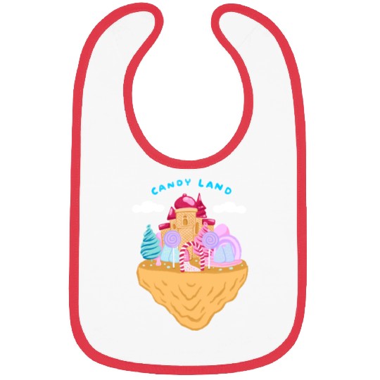 Cute Candy Land Bibs