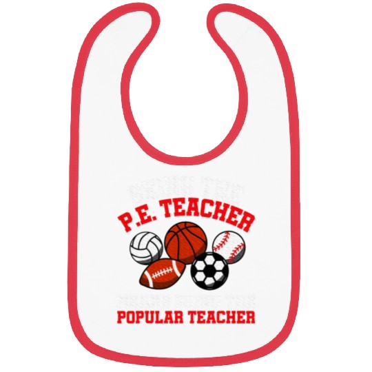 PE Teacher Physical Education Teacher Bibs