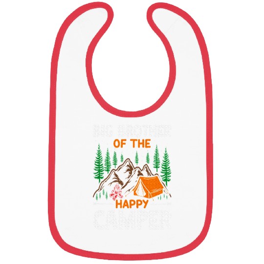 Big Brother of The Happy Camper Hiking Lover Bibs