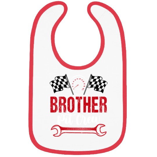 Racing Family Brother Pit Crew Birthday Party Bibs