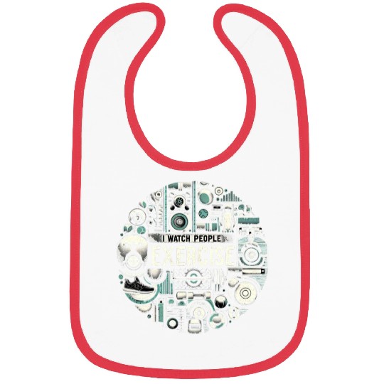 I Watch People Exercise 5 Bibs