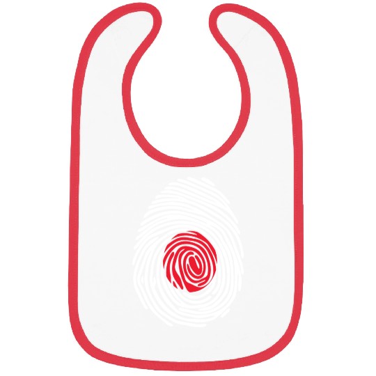 Japanese Fingerprint Flag Bibs