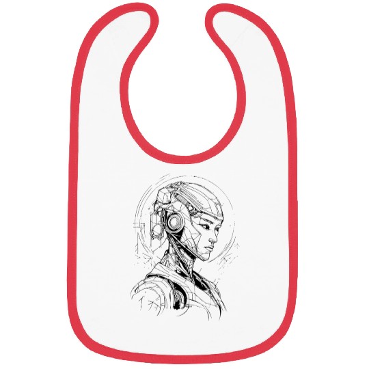 Futuristic Robot Design Bibs