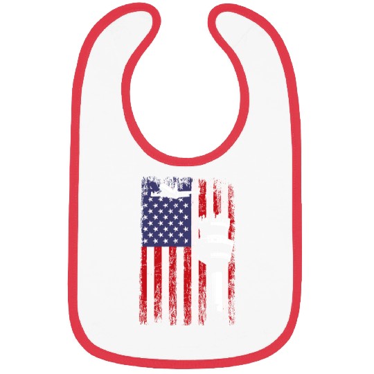American Flag US, air traffic controller Bibs