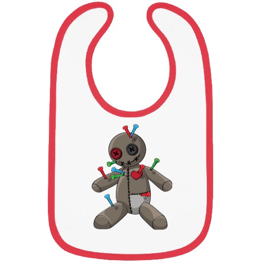Phasmophobia Voodoo doll with colorful needles Bibs