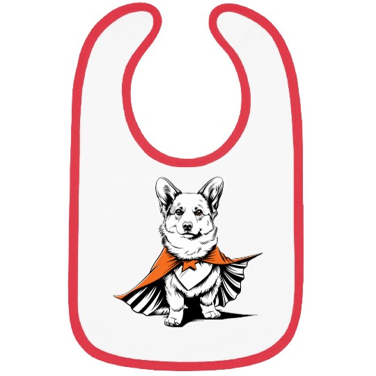 Corgi Super Star Bibs