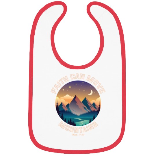 Faith can move Mountains Bibs