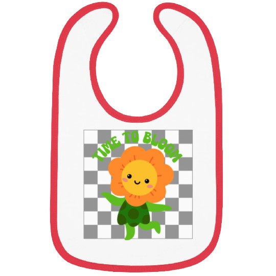 Time to Bloom: Floral Print Design Bibs