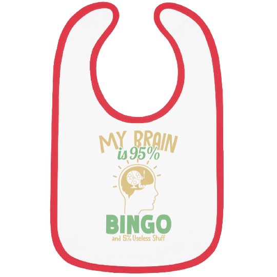 My Brain is 95% Bingo Professional Caller Daubers Bibs