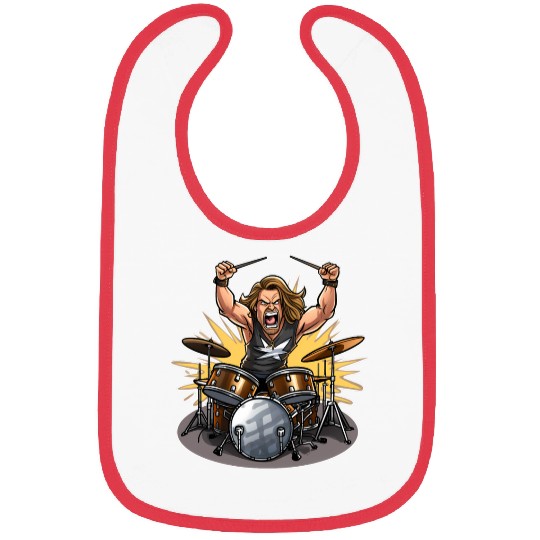 Epic Thunderous Drummer: Unleash Your Rock Star Bibs