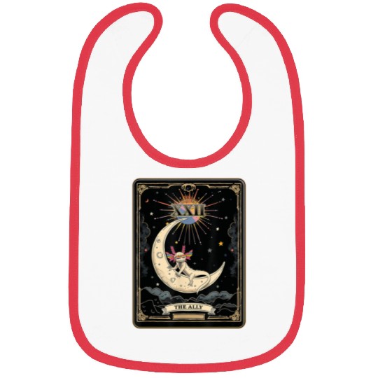 Pride Rainbow Sunglasses Ally Axolotl Bibs