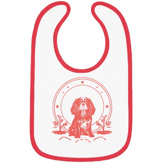 Cavalier King Charles Spaniel Celestial Tarot Card Bibs