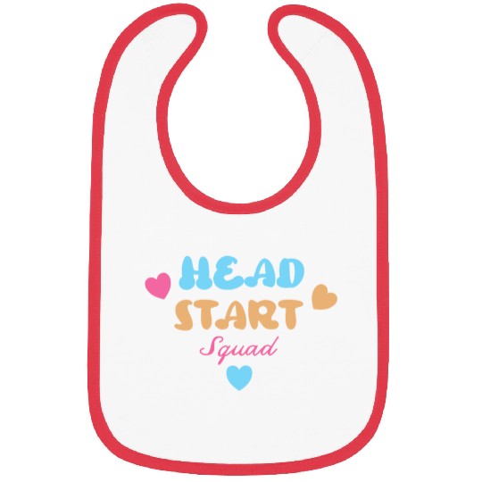 Head Start Squad Homeschool Back to School Bibs