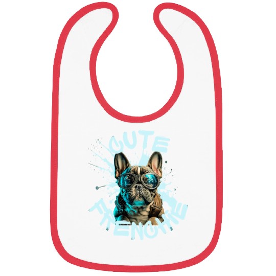 Cute frenchie Bibs