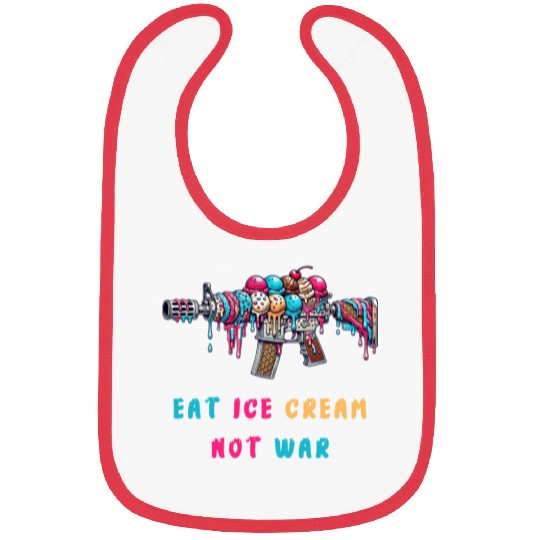 Ice cream not of war Bibs