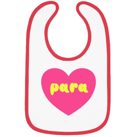 Para Paraprofessional Teacher Assistant Special Bibs